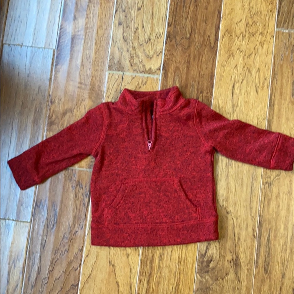 Cozy and soft red pullover, 12m